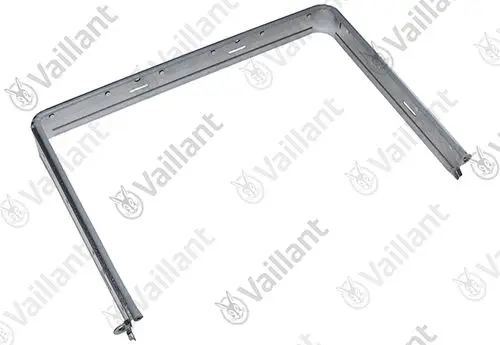 Vaillant Metallrahmen für Heizgeräte, in L-Form mit mehreren Löchern zur Befestigung. Ideal zur Unterstützung von Heiz- oder Kombi-Geräten.